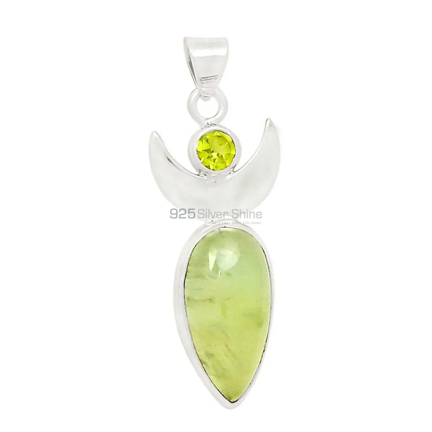 Multi Gemstone Pendants In Fine Sterling Silver Jewelry 925SP103-1_1