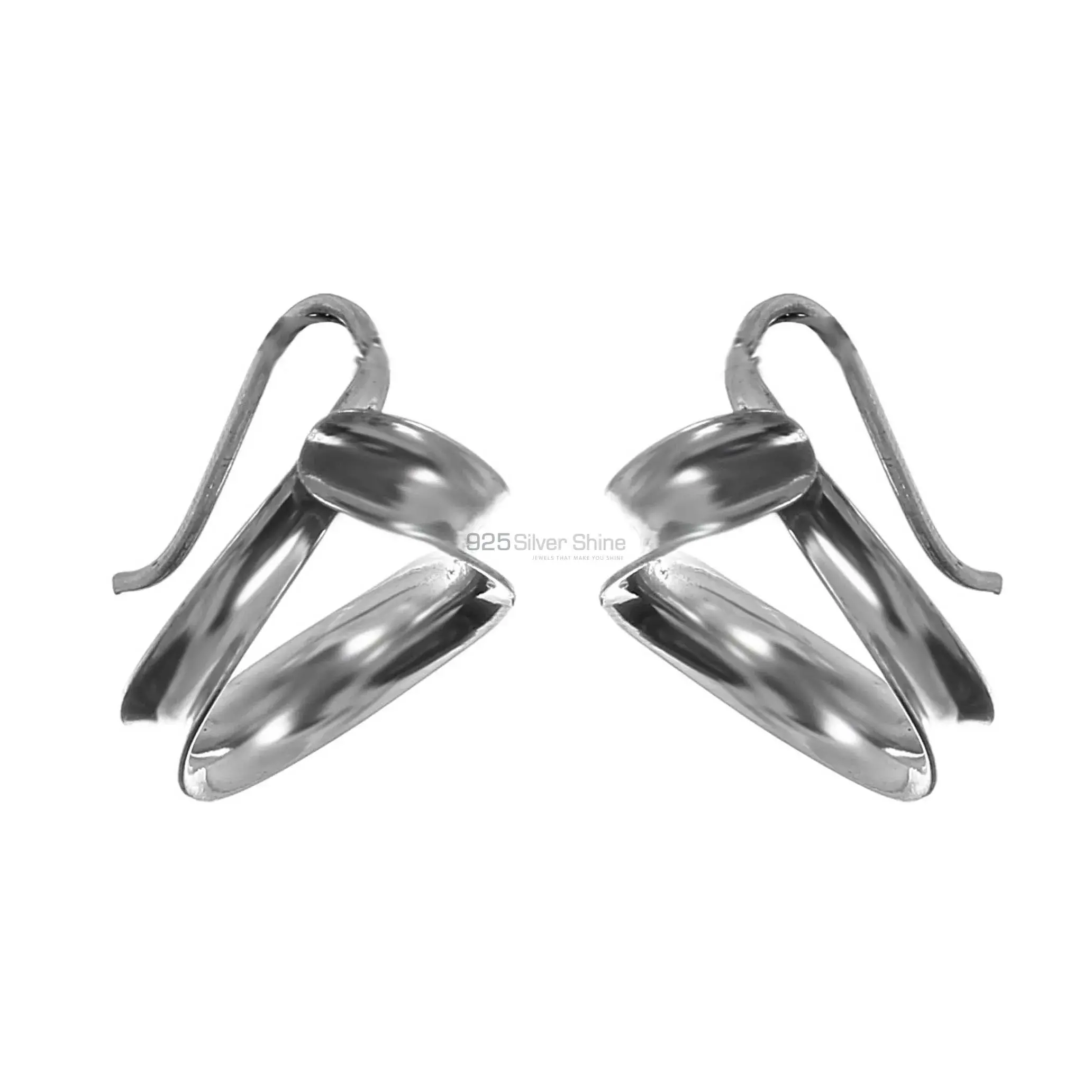 Plain Silver Earrings 925SE217