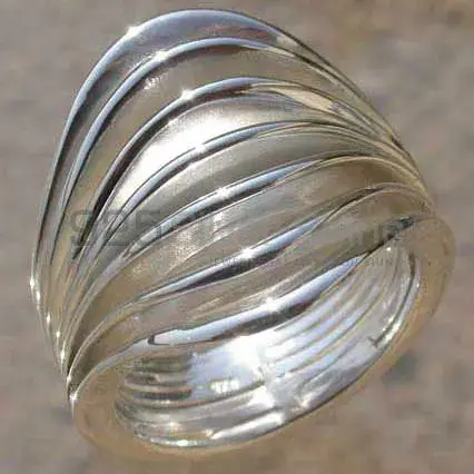 Plain Fine Silver Rings Jewelry 925SR2491_0