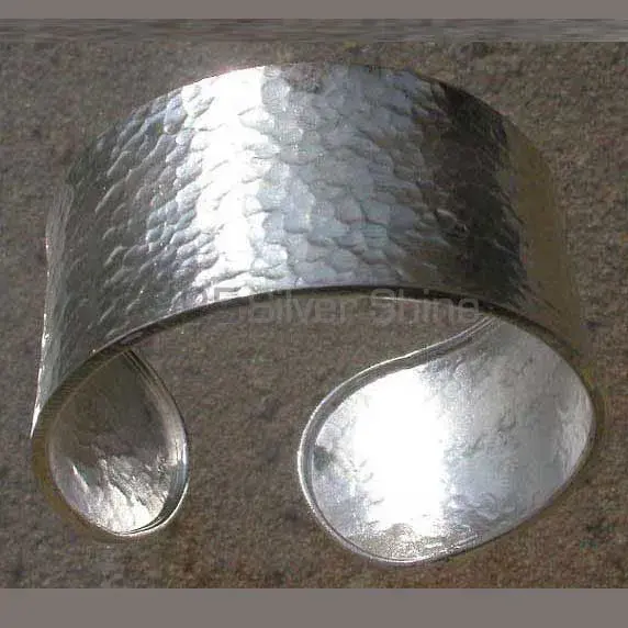 Silver Adjustable Cuff Bangle Jewelry 925SSB357