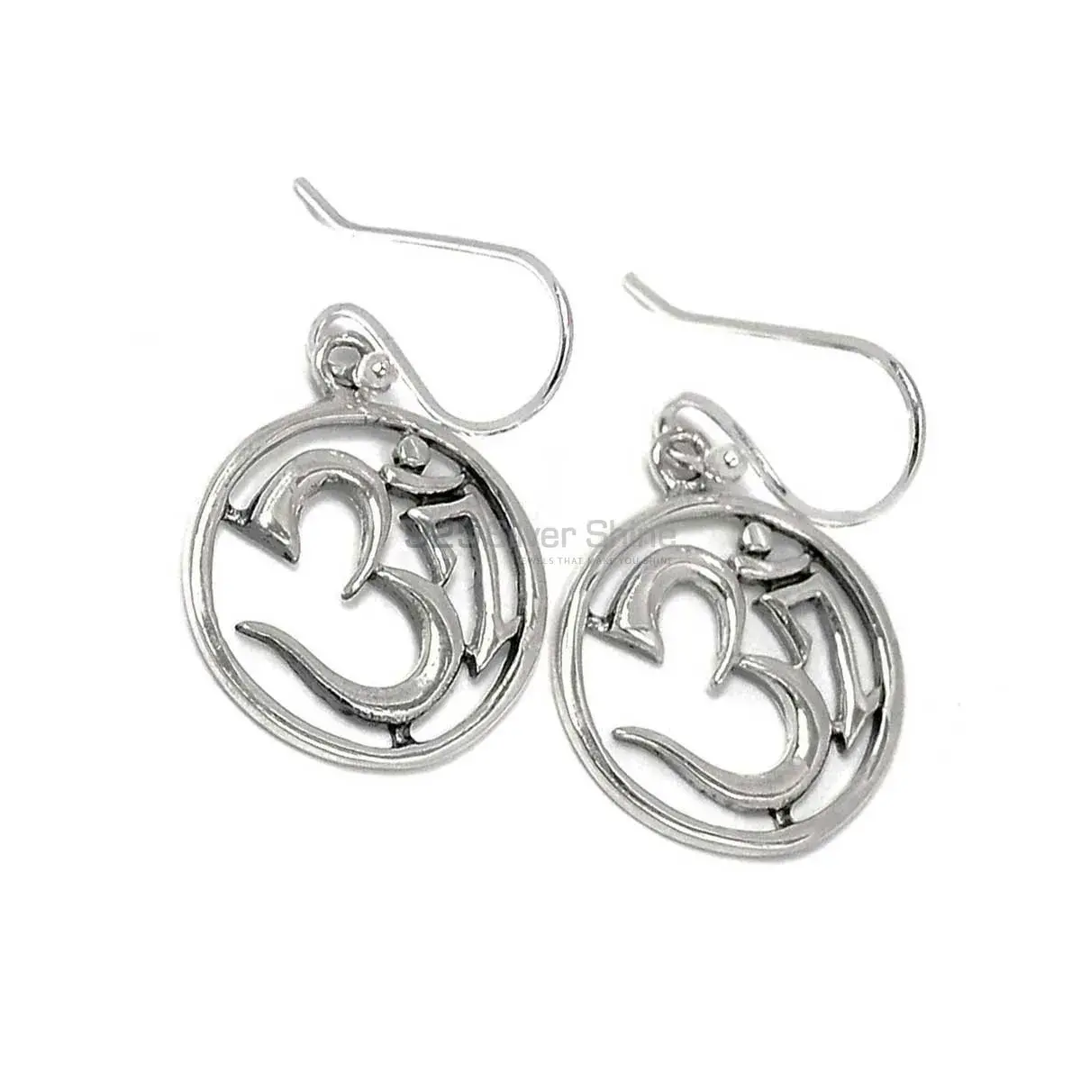 Solid 925 Silver Oxidized Earrings Jewelry 925SE2889_3