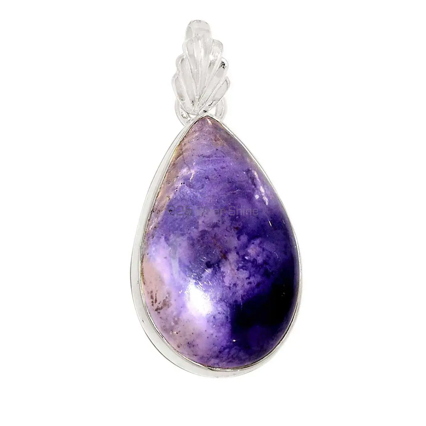 Solid Sterling Silver Handmade Pendants In Tiffany Gemstone Jewelry 925SP154_2