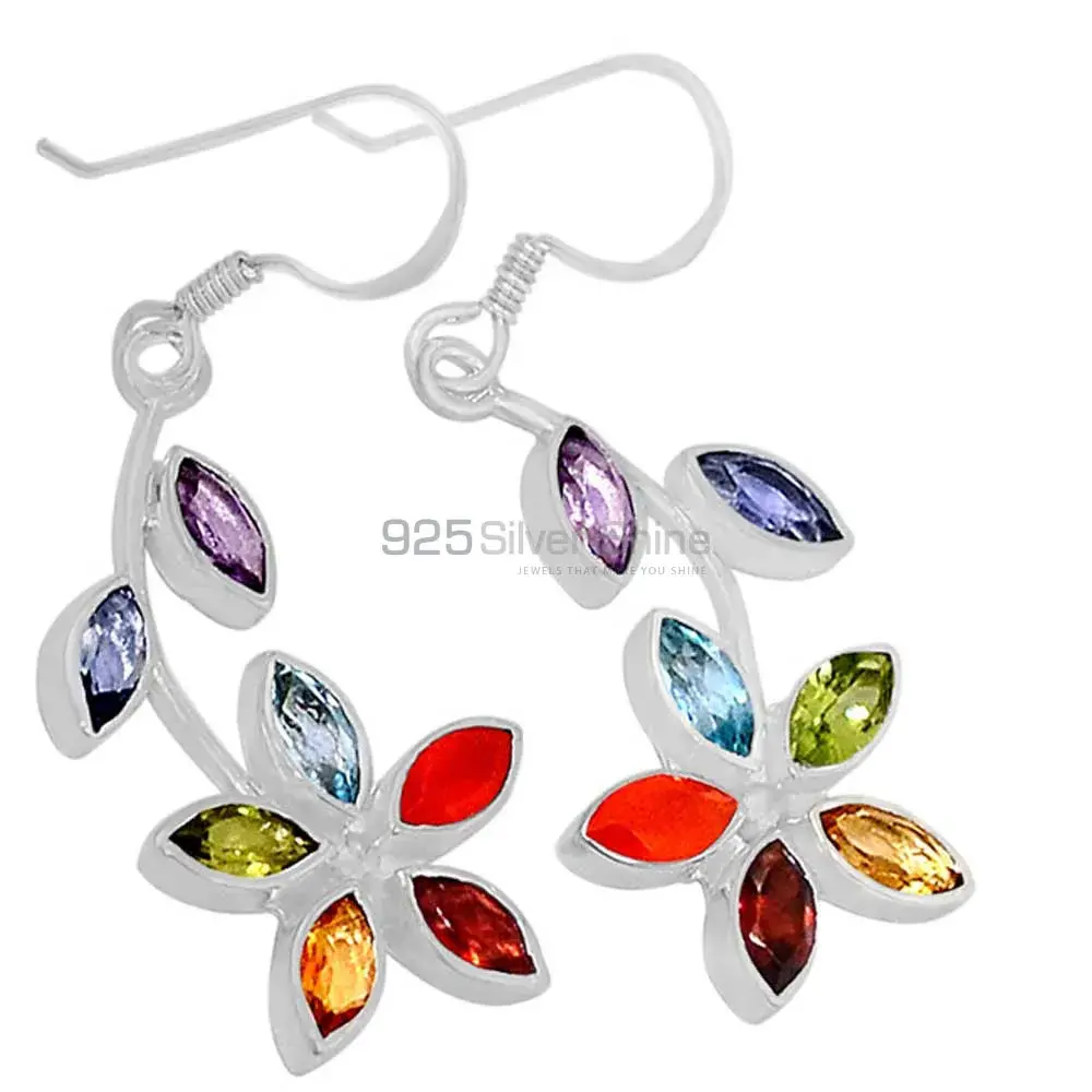 Sterling Silver Healing Chakra Earring Jewelry 925CE19