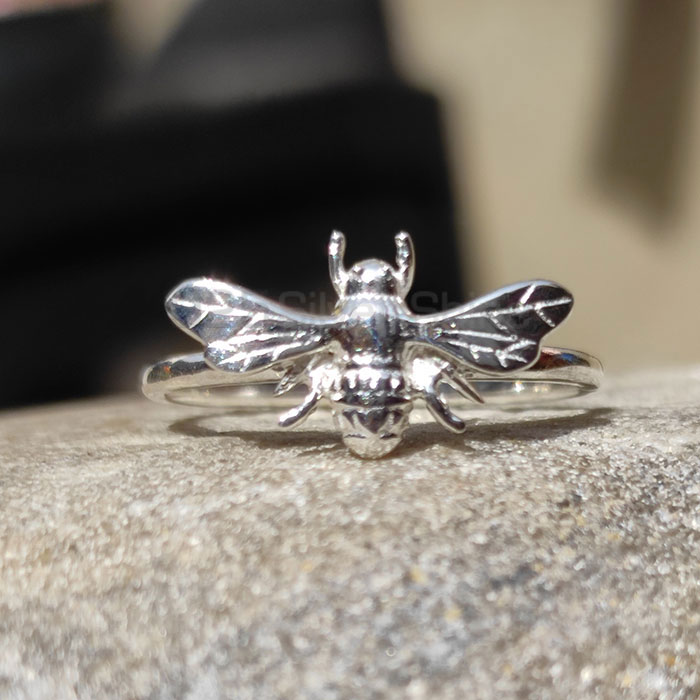 Vintage Bee Ring In 925 Sterling Silver SSR73