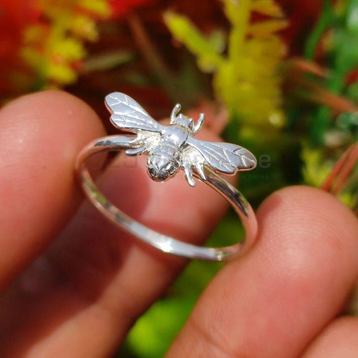 Vintage Bee Ring In 925 Sterling Silver SSR73_1