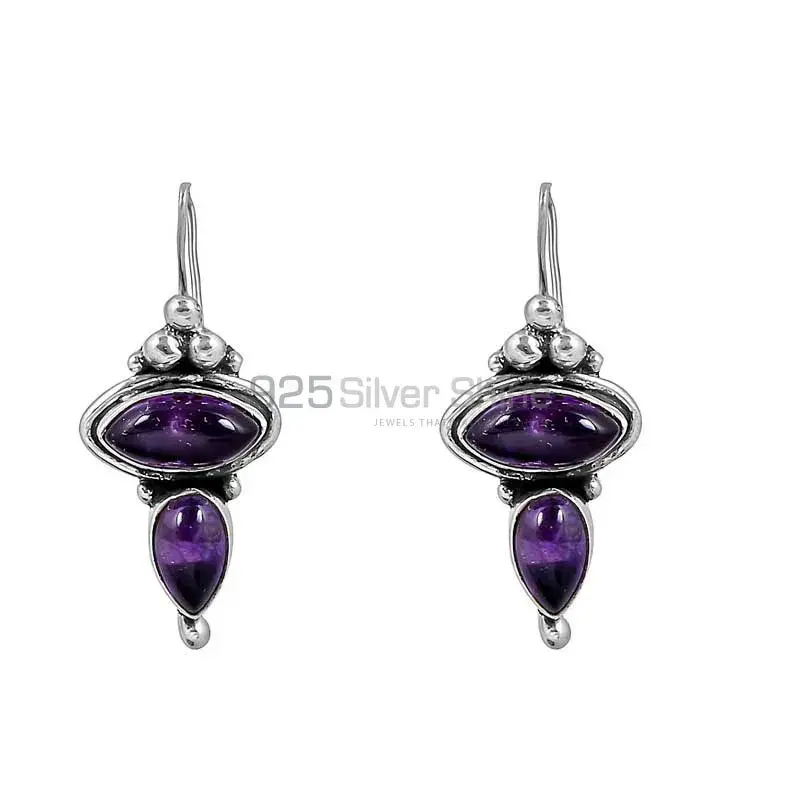 Natural Amethyst Gemstone In 925 Sterling Silver Jewelry 925SE135_0