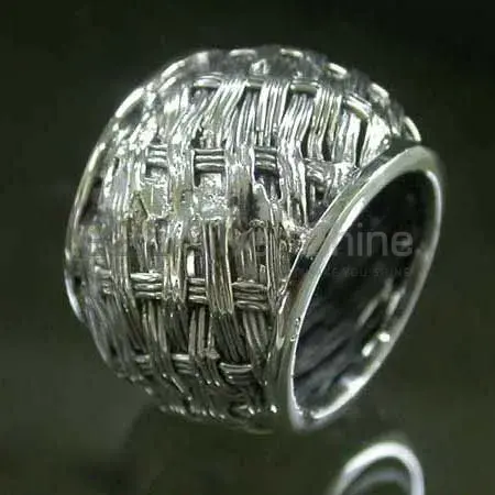 Plain 925 Sterling Silver Rings Jewelry 925SR2500_0